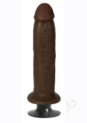 Dark 8 inches Realistic Vibrating Dildo with Suction Cup