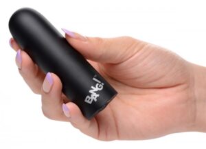 10X Mega Silicone Bullet Vibrator Black