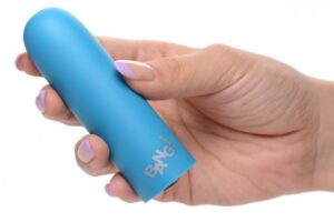 10X Mega Silicone Bullet Vibrator Blue