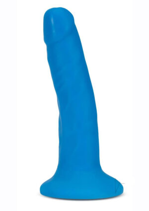 Silicone Dual Density Dildo - Blue