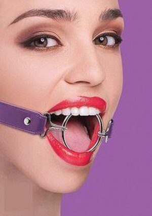 Open Mouth Gag Ring XL – Purple