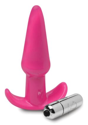 Vibrating Anal Plug - Pink