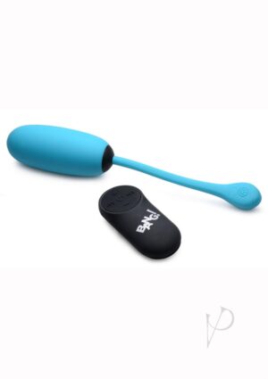 Silicone Vibrator Plush Egg - Blue