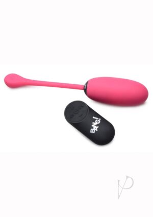 Silicone Plush Egg Bullet Vibrator - Pink