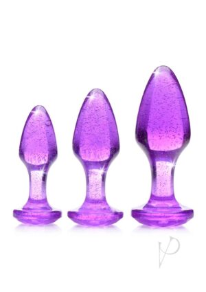 Gem Butt Plugs Set - Purple