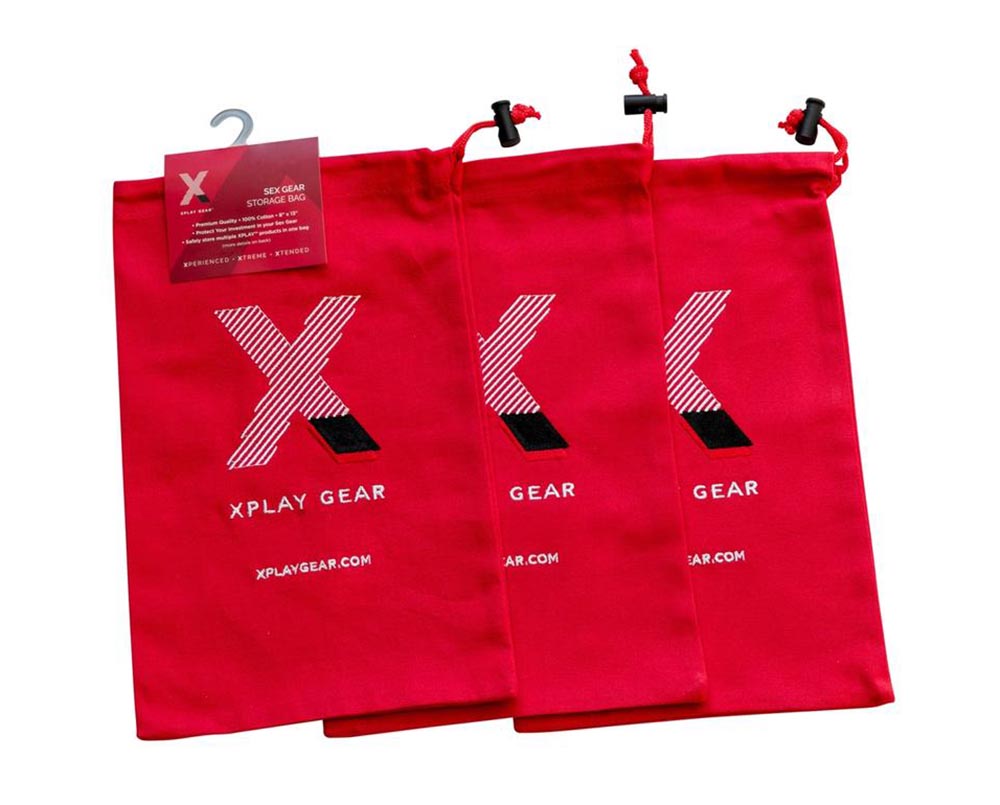 Gear Bag 8x13 3pk Red