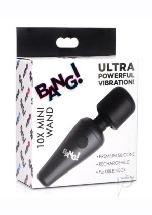 Bang 10x Vibe Mini Silicone Wand Black