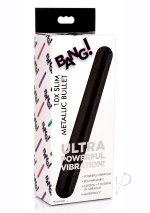 Bang 10x Slim Metallic Bullet Black