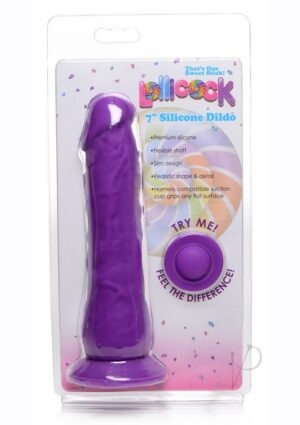 Lollicock Silicone Dildo 7 Grape