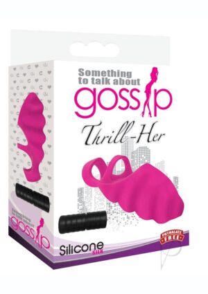 Thrill-Her Silicone Finger Vibrator