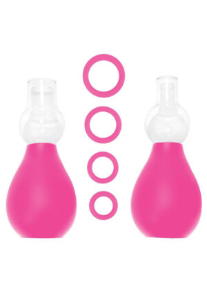 Nipple Suckers and Pumps Set - Pink