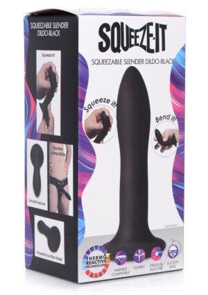 *special*squeezable Slender Dildo Blk