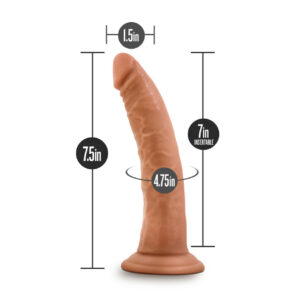 Realistic Dildo - Mocha