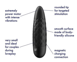 Power Bullet Vibrator 5 - Black