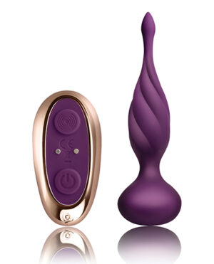 Remote Control Butt Plug - Purple