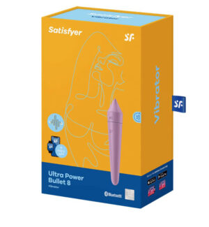 Satisfyer Ultra Power Bullet 8 Mini Rechargeable Vibrator - Lavender
