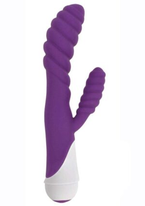 Silicone Rabbit Vibrator - Purple