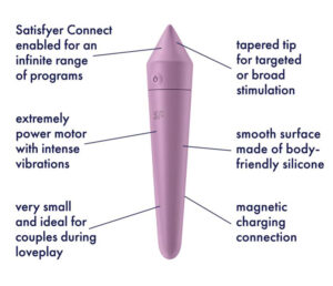 8 Mini Rechargeable Vibrator - Lavender