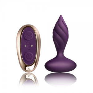 Butt Plug with Remote control - Purple