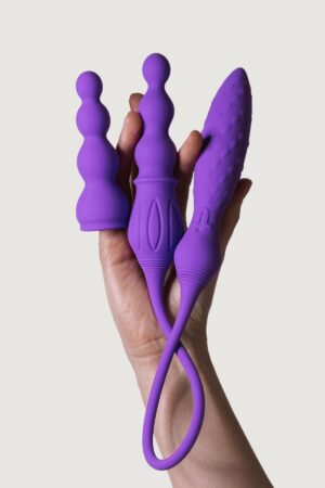 Vibrators With Remote Control - Purple