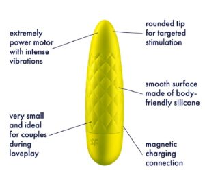 Power Bullet Vibrator 5 - Yellow