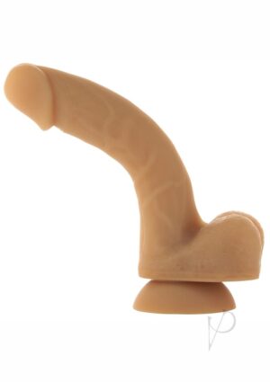 8 inches Silicone Dildo - Caramel