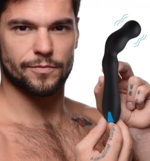 Beaded Prostate Massager - Black