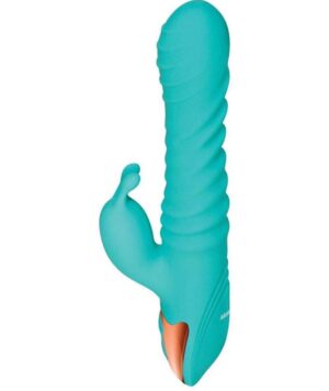 Rabbit Thrusting Vibrator – Aqua