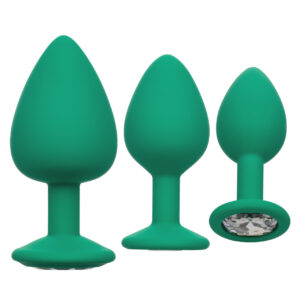 Cheeky Gems Kit Green Anal Plug