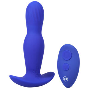 Butt Plug With Remote Control - Blue