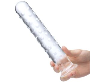 Glass Dildo 10 inches Clear