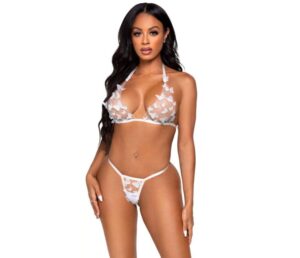 White Sexy Women Lingerie Set - Medium