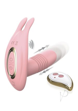 Clitoral Vibrator with G-Spot Vibrating Thruster – Pink