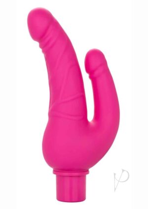 Over and Under Realistic Vibrator Pink