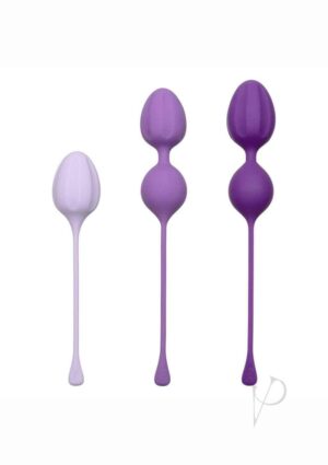 Kegel Ball Training 3pc Set Purple