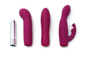 A Trois Silicone Vibrators Set