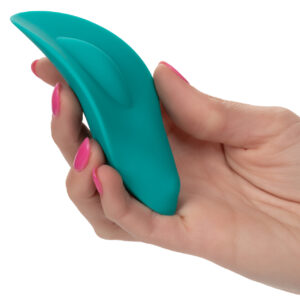 Rechargeable Silicone Finger Vibrator – Green