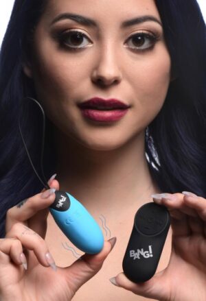 Silicone Vibrators With Remote Control Blue