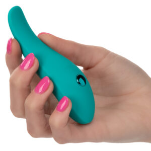 Rechargeable Silicone Finger Vibrator – Green