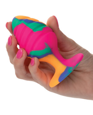 Silicone Butt Plug Large – Multicolor