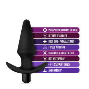 Silicone Vibrating Butt Plug