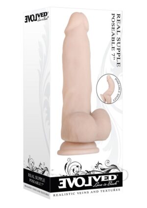 Suction Cup Dildo 7` Light