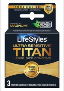 Titan Condoms 3pk