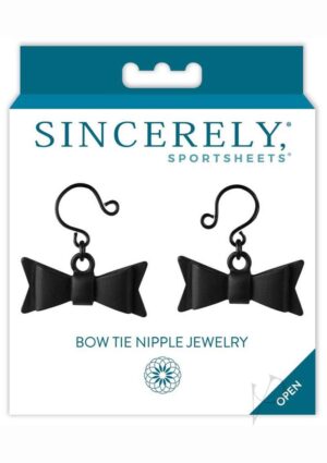 Sincerely Bow Tie Nipple Jewelry