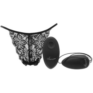 Vibrating Panty Black Plus Size