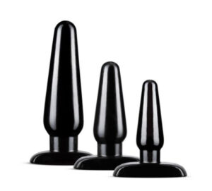 Anal Adv Basic Plug Kit Black