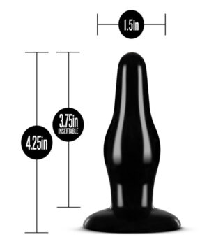 Anal Adv Pleasure Plug Black