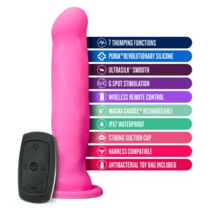 Vibrator With Remote Control Pink