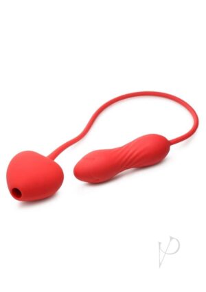 Clitoral Vibrator & Vibrating Egg Red