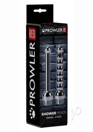 Prowler Red Shower Heads 2pk